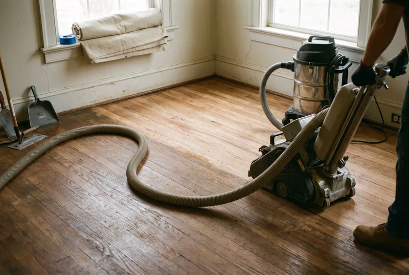 dustless sanding systems (sample photo)
