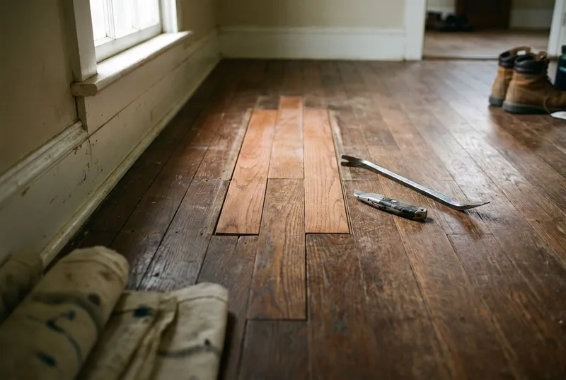 hardwood floor repair (sample photo)
